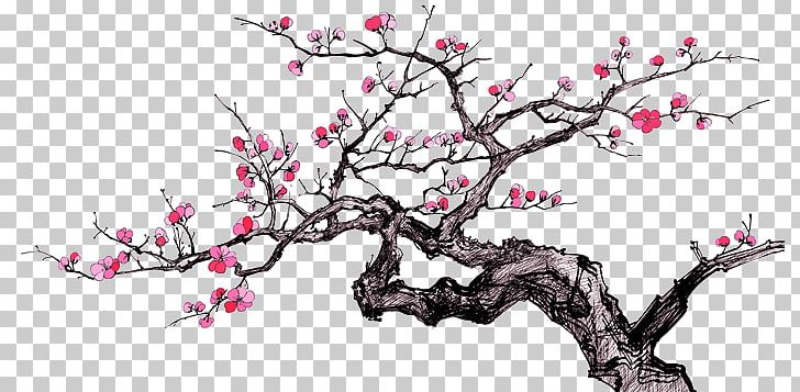 Painting Japan Canvas Art PNG, Clipart, Art, Blossom, Branch, Canvas, Cherry Blossom Free PNG Download