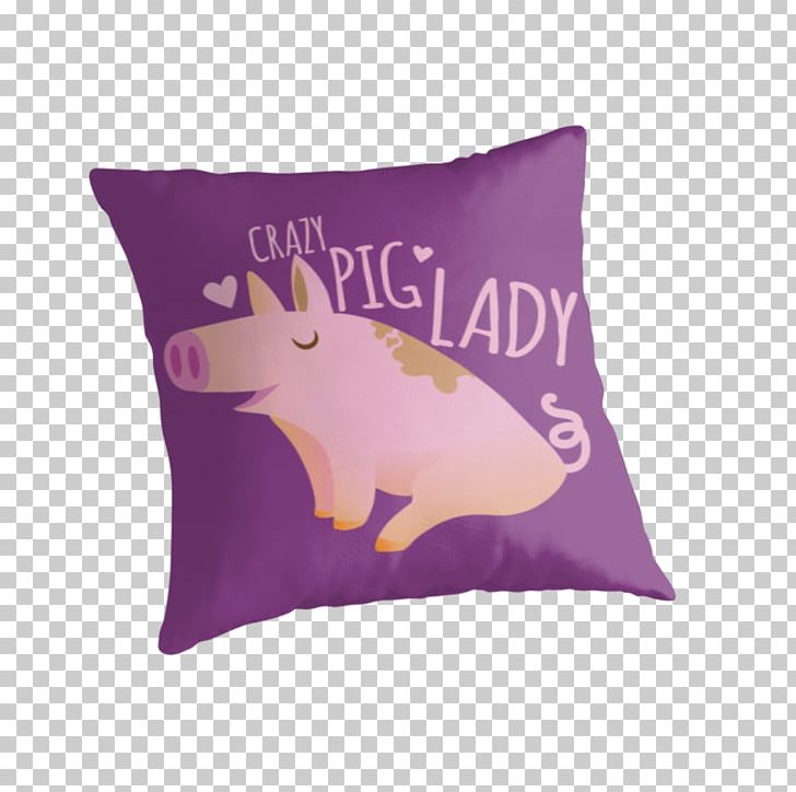 Throw Pillows Hoodie Pig Cushion PNG, Clipart, Crazy People, Cushion, Gift, Hoodie, Material Free PNG Download
