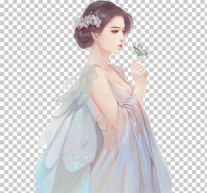 Painting Drawing Anime Art PNG, Clipart, Art, Beauty, Chinese Painting, Fashion Design, Fashion Illustration Free PNG Download