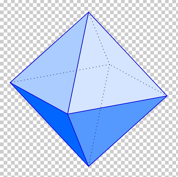Octahedron Geometry Tetrahedron Platonic Solid Dodecahedron PNG, Clipart, Angle, Area, Art, Art Paper, Blue Free PNG Download