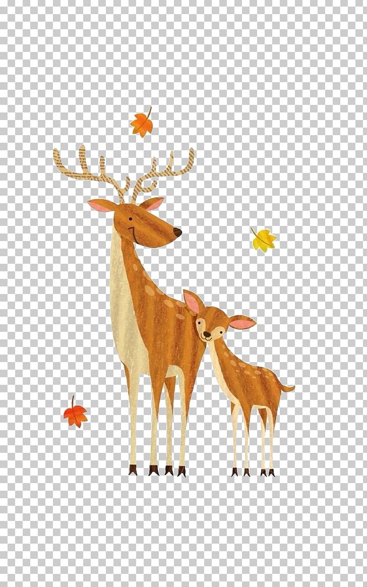 Formosan Sika Deer Watercolor Painting Drawing PNG, Clipart, Animals, Antler, Autumn, Christmas Deer, Color Free PNG Download