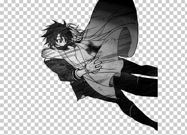 Seraph Of The End Manga Anime Cosplay PNG, Clipart, Anime, Black And White, Cartoon, Character, Cosplay Free PNG Download