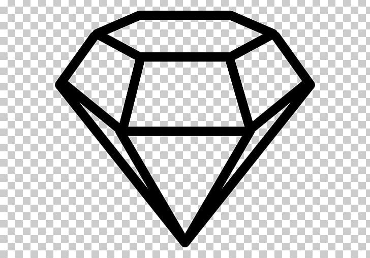 Computer Icons Gemstone PNG, Clipart, Angle, Area, Black And White, Computer Icons, Diamond Free PNG Download