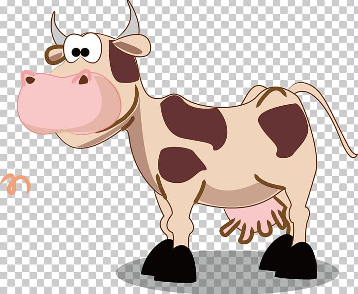 Lovely Big Cow Elements PNG, Clipart, Animal, Animals, Art, Bovini, Bull Free PNG Download