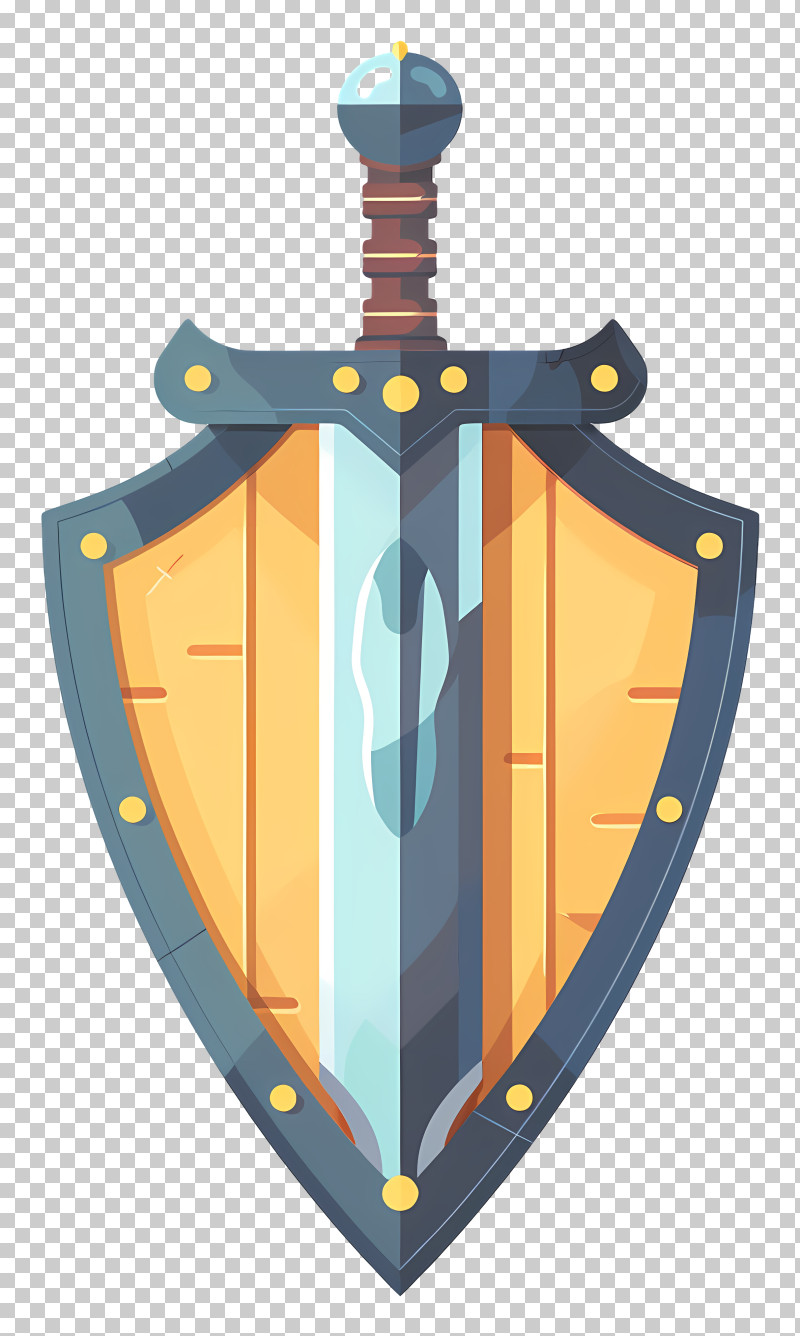Shield Sword - Medieval Sword And Shield PNG