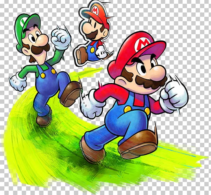 Mario & Luigi: Paper Jam Mario & Luigi: Superstar Saga Mario Bros. Paper Mario PNG, Clipart, Cartoon, Computer Wallpaper, Fictional Character, Luigi, Mario Free PNG Download