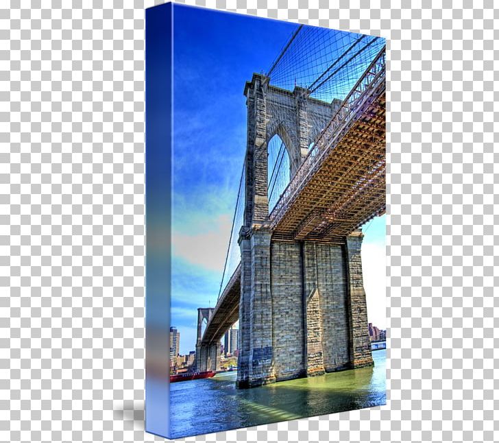 Brooklyn Bridge Gallery Wrap Bridgeâ€“tunnel Landmark Theatres Canvas PNG