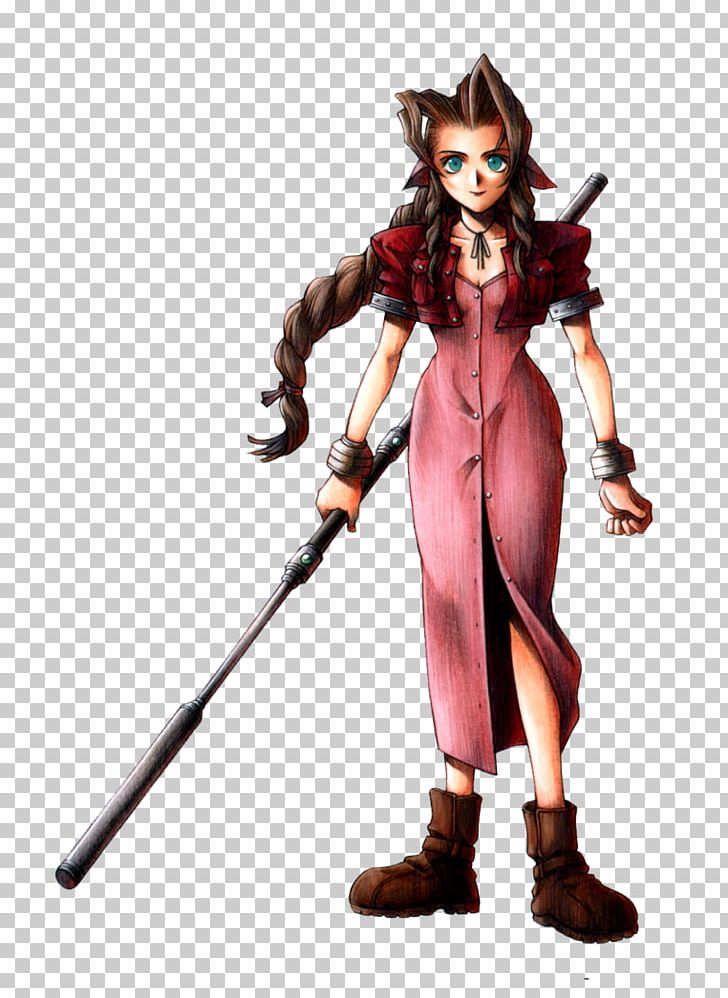 Crisis Core: Final Fantasy VII Aerith Gainsborough Zack Fair Cloud Strife PNG, Clipart, Action Figure, Costume, Crisis Core Final Fantasy Vii, Deviantart, Fictional Character Free PNG Download