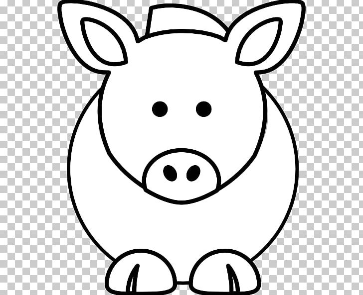 Domestic Pig Cattle Coloring Book Cartoon Drawing PNG, Clipart, Adult, Animated Cartoon, Animation, Black And White, Cartoon Free PNG Download
