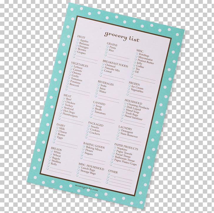 Paper Turquoise Font PNG, Clipart, Others, Paper, Shopping List, Text, Turquoise Free PNG Download
