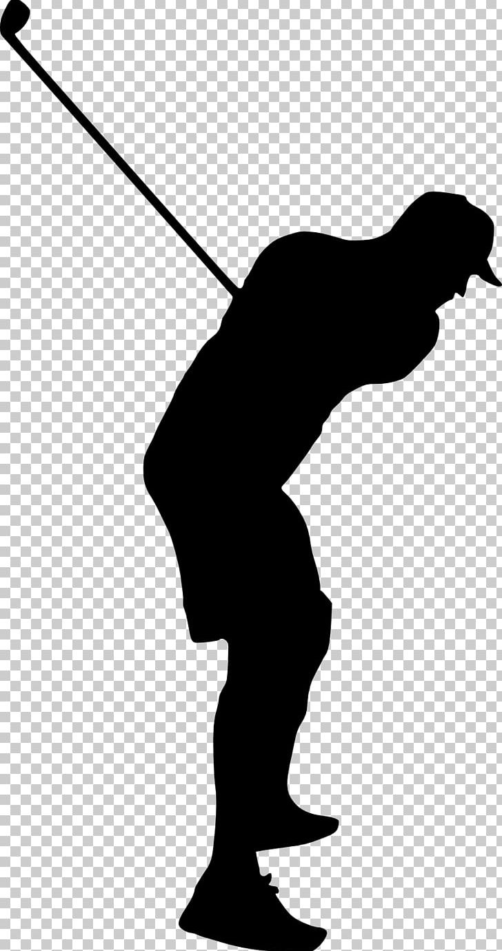 Silhouette Golf PNG, Clipart, Angle, Animals, Arm, Black, Black And White Free PNG Download