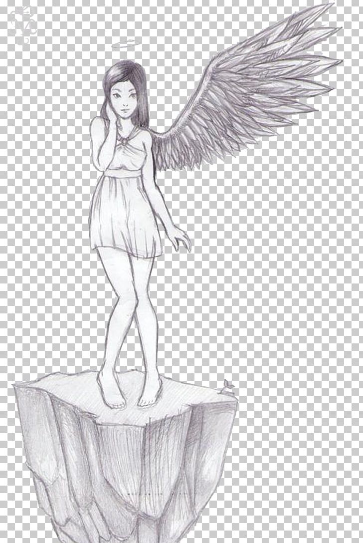 Drawing Fairy Sketch PNG, Clipart, Angel, Angel Wing, Arm, Art, Artwork Free PNG Download