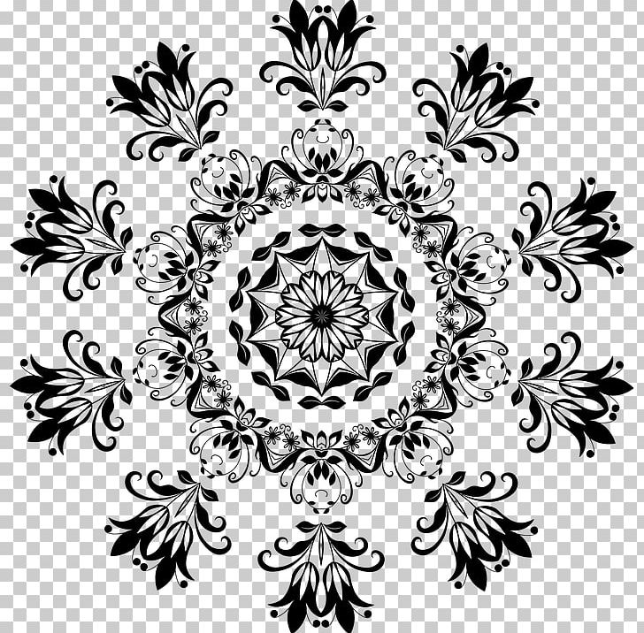 Floral Design Flower Art PNG, Clipart, Black, Black And White, Circle, Cut Flowers, Decorative Arts Free PNG Download