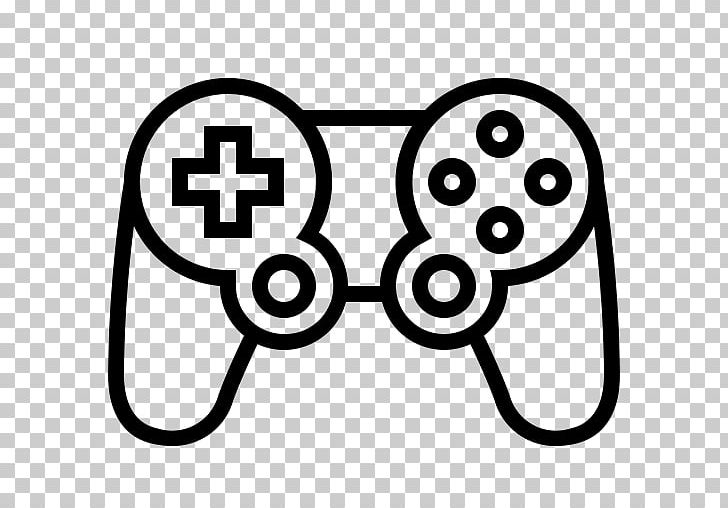 Game Controllers Video Game PNG, Clipart, Area, Black And White, Circle, Computer Icons, Controller Free PNG Download