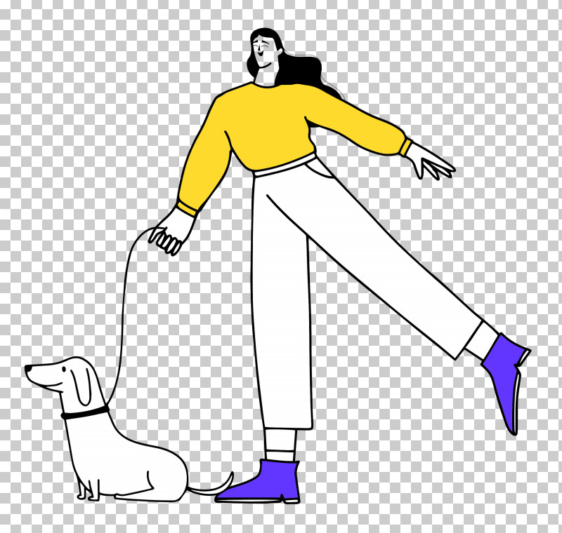 Walking The Dog PNG, Clipart, Fashion, Hm, Line Art, Meter, Shoe Free PNG Download