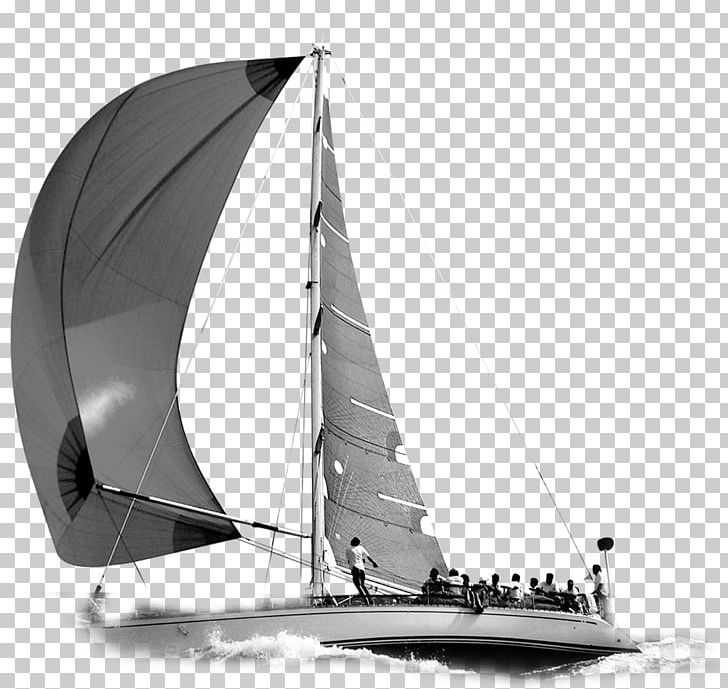 Sailing Ship Sloop Yawl PNG, Clipart, Black And White, Boat, Catketch, Cat Ketch, Keelboat Free PNG Download