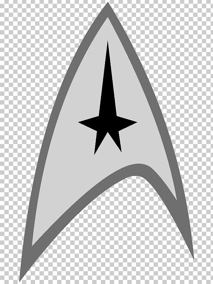 Logo Decal Star Trek Starfleet PNG, Clipart, Angle, Art, Black And White, Decal, Design Free PNG Download