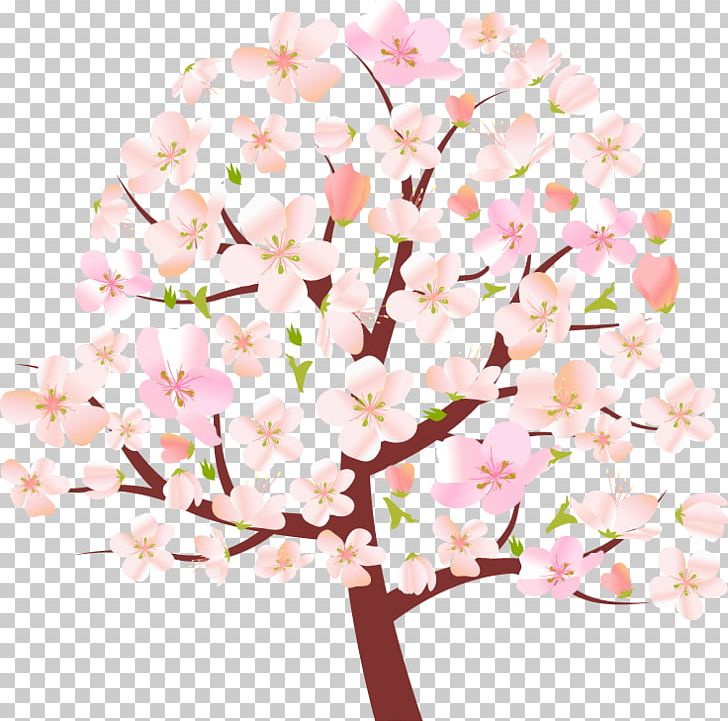 Tree Spring Cherry Blossom PNG, Clipart, Blossom, Branch, Cartoon Couple, Cartoon Eyes, Cartoon Vector Free PNG Download