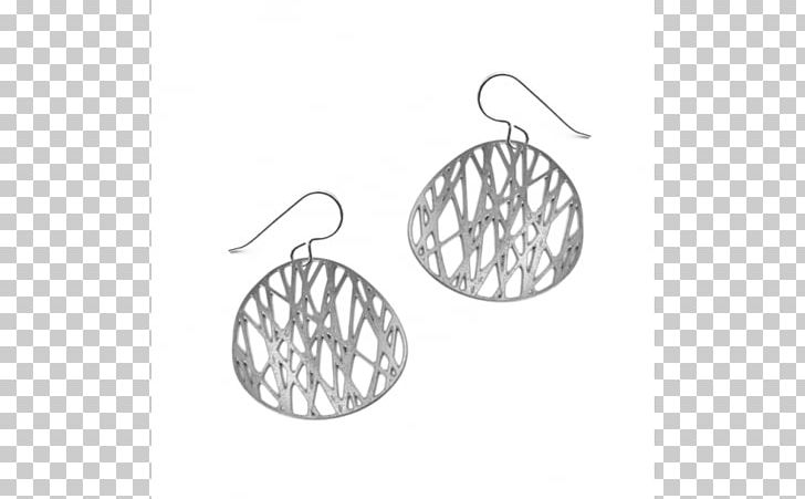 Earring Stainless Steel Silver PNG, Clipart, Black And White, Body Jewellery, Body Jewelry, Circle, Ear Free PNG Download