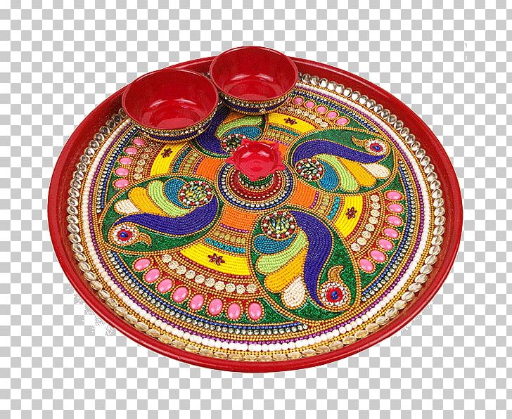 Puja Thali Plate Diya Platter PNG, Clipart, Bead, Bowl, Circle, Diameter, Dishware Free PNG Download