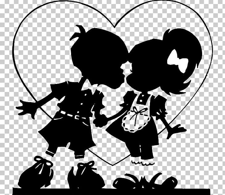 Silhouette Valentines Day PNG, Clipart, Art, Balloon Cartoon, Black And White, Boy Cartoon, Cartoon Character Free PNG Download