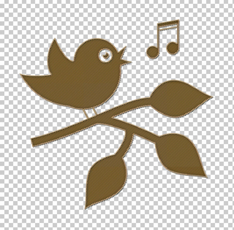 Bird Icon Animals Icon Bird Singing On A Branch With Leaves Icon PNG,  Clipart, Animals Icon,