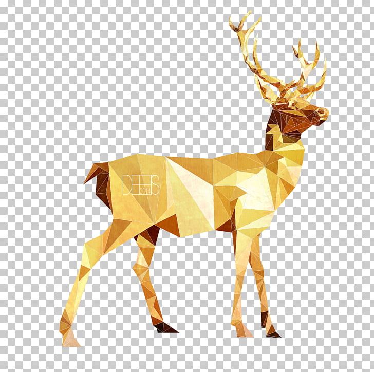Deer Low Poly Gray Wolf Drawing PNG, Clipart, 3d Computer Graphics, Animal Figure, Animals, Antler, Art Free PNG Download