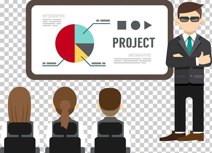 Presentation Businessperson Infographic Illustration PNG, Clipart, Business Card, Business Illustration, Business Vector, Cartoon, Cartoon Character Free PNG Download