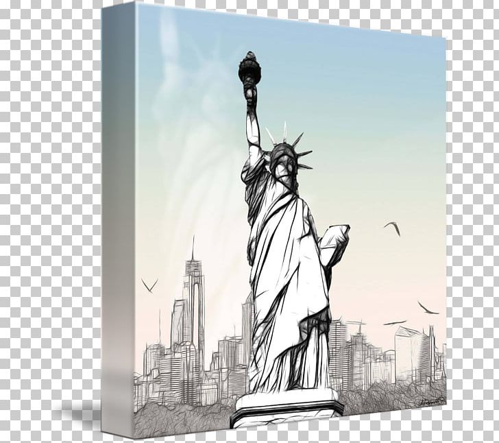 Statue Of Liberty Painting Drawing Pencil PNG, Clipart, Art, Color, Colored Pencil, David Statue, Drawing Free PNG Download