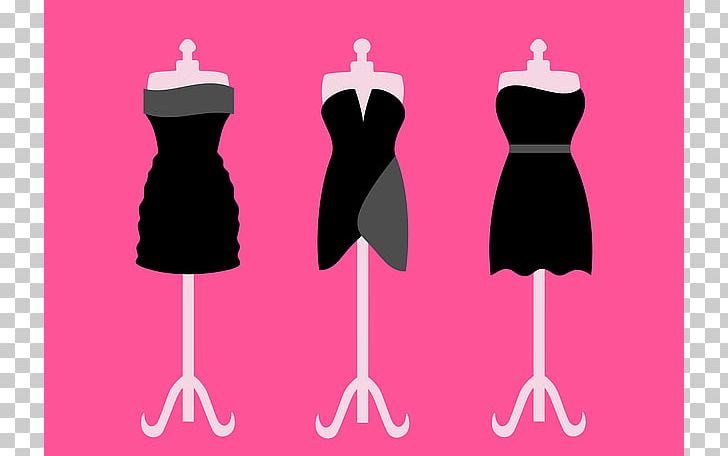 little black dress on hanger clipart