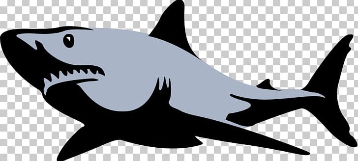 Great White Shark PNG, Clipart, Black And White, Blue Shark, Cartilaginous Fish, Drawing, Fish Free PNG Download