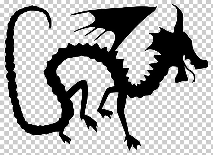 Dragon Silhouette PNG, Clipart, Art, Artwork, Black And White, Cartoon, Dragon Free PNG Download