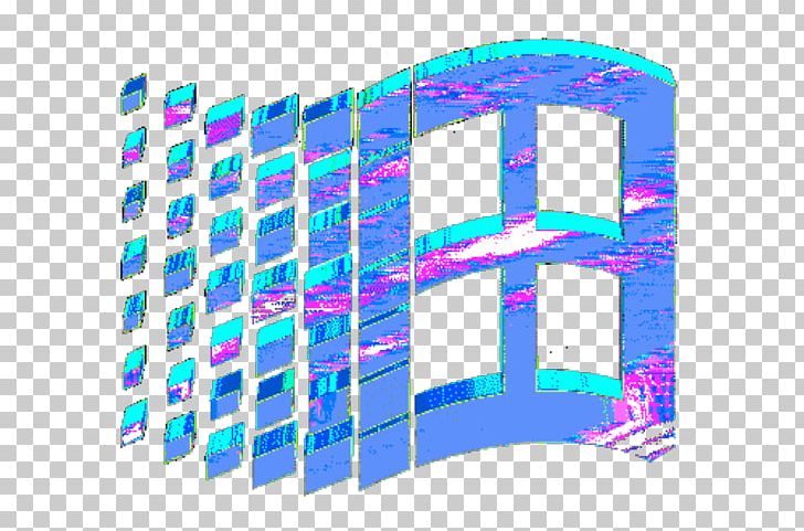 Windows 95 Vaporwave LIT Aesthetics PNG, Clipart, Aesthetics, Angle, Area, Brand, Electric Blue Free PNG Download
