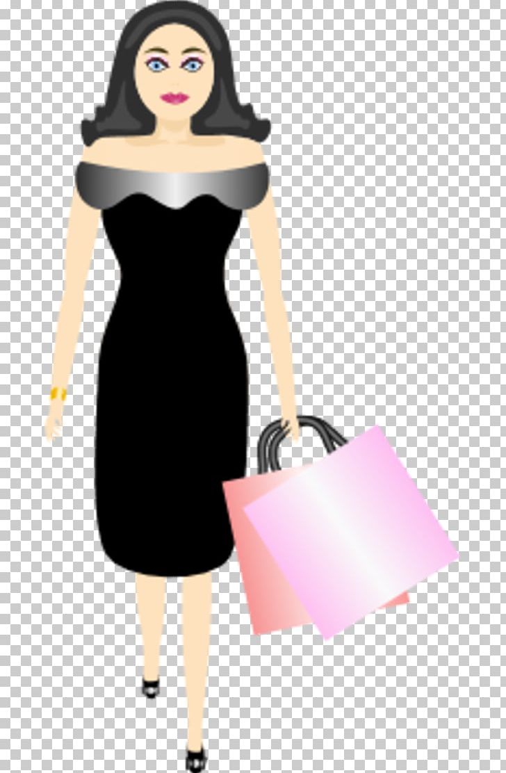 Shopping Woman PNG, Clipart, Bag, Beauty, Black Hair, Computer Icons, Dress Free PNG Download