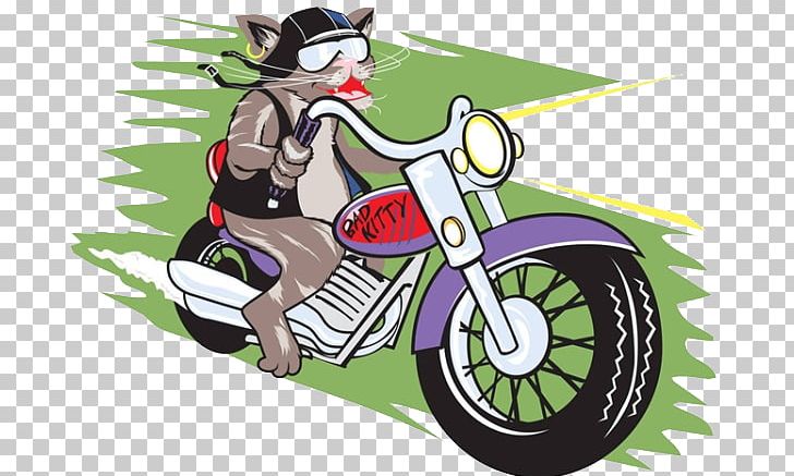 Cat Motorcycle Illustration PNG, Clipart, Animation, Art, Bicycle, Black Cat, Car Free PNG Download