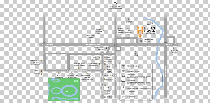 Karawaci Lippo Village Lippo Group Map Jalan Tanah Pasir PNG, Clipart, Angle, Area, Diagram, Engineering, Home Free PNG Download