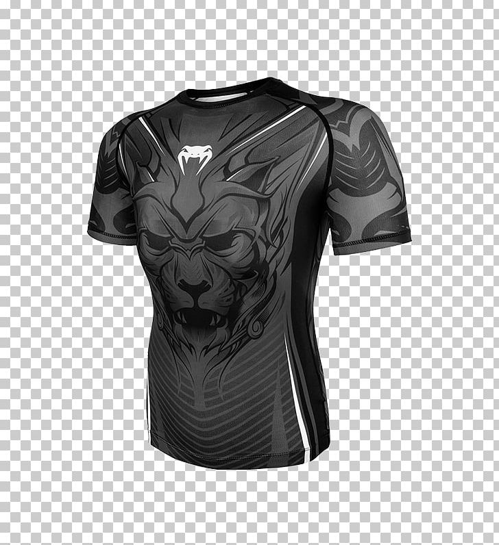 Rash Guard Clothing T-shirt Sleeve Venum PNG, Clipart, Active Shirt, Black, Boxing, Brazilian Jiujitsu, Clothing Free PNG Download