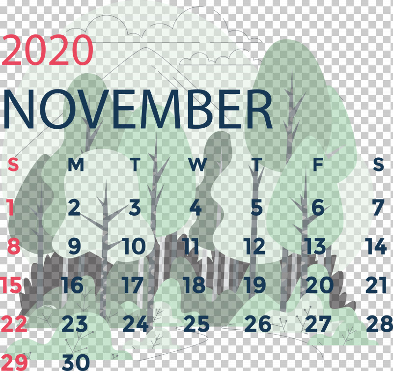 November 2020 Calendar November 2020 Printable Calendar PNG, Clipart, Biology, Clothing, Human Biology, Human Skeleton, Joint Free PNG Download