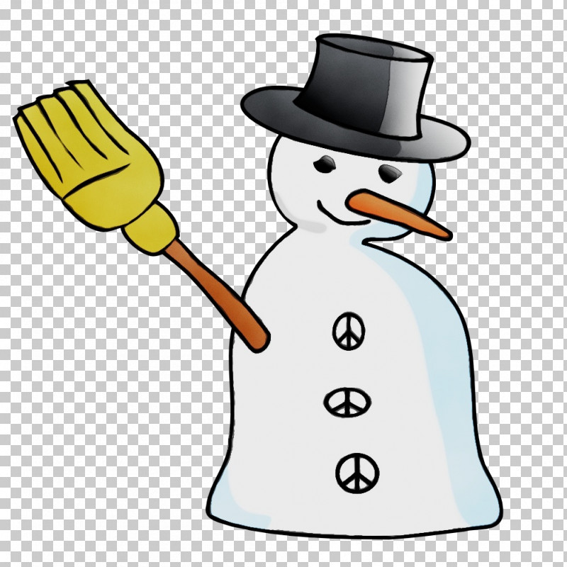 Snowman PNG, Clipart, Cartoon, Hat, Headgear, Paint, Snowman Free PNG Download