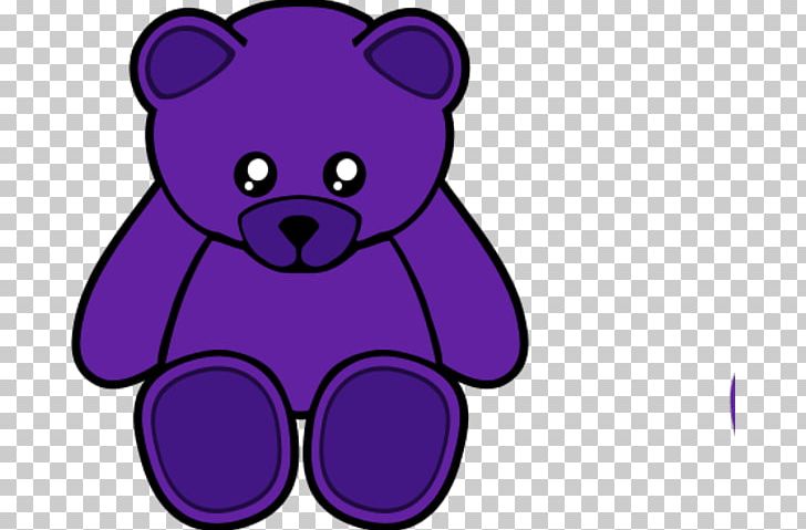 purple teddy bear clip art