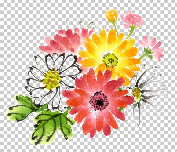 Ink Wash Painting Watercolor Painting Chrysanthemum PNG, Clipart, Annual Plant, Art, Chrysanths, Color, Cut Flowers Free PNG Download