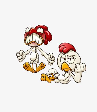 Funny Cartoon Chicken Material PNG, Clipart, Animal, Animal Material, Animals, Cartoon, Cartoon Animals Free PNG Download