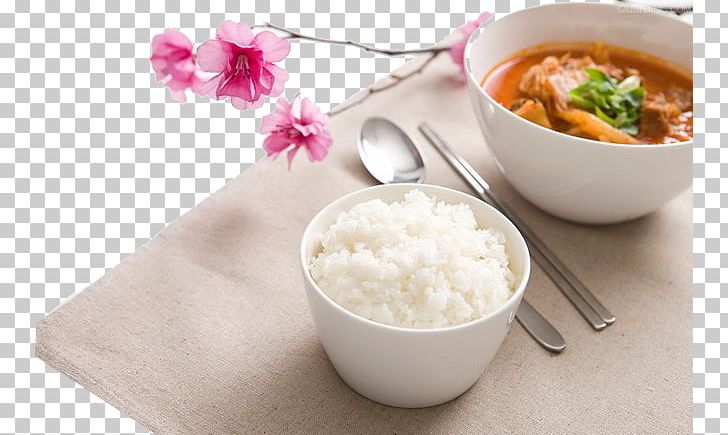Cooked Rice Asian Cuisine Rice Cooker Plum Blossom PNG, Clipart, Asian Food, Beef, Blossom, Bowl, Comfort Food Free PNG Download