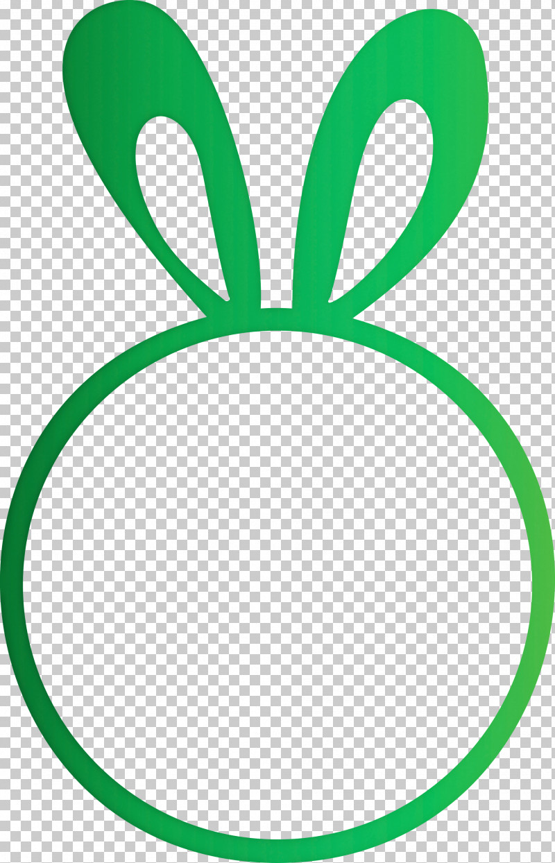 Easter Bunny Frame PNG, Clipart, Circle, Easter Bunny Frame, Green, Oval Free PNG Download
