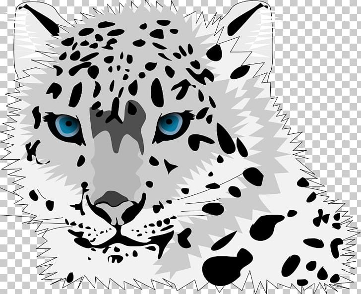 Amur Leopard Snow Leopard Cartoon Cat PNG, Clipart, Big Cats, Black, Black And White, Carnivoran, Cat Like Mammal Free PNG Download