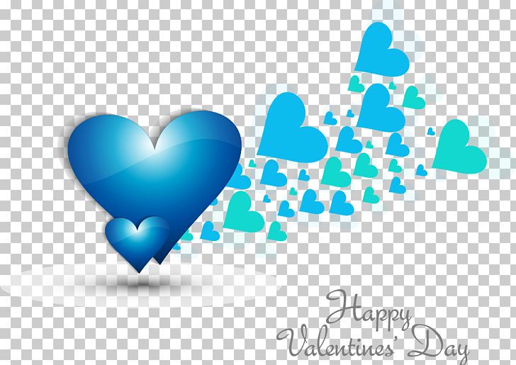 Blue Heart-shaped Elements PNG, Clipart, Blue, Computer Wallpaper, Desktop Wallpaper, Festive Elements, Fresh Free PNG Download