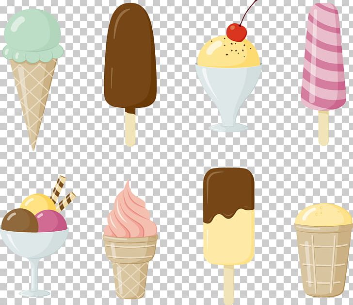 Ice Cream Cone Ice Pop Sundae PNG, Clipart, Cartoon, Cream, Cream Vector, Dairy Product, Dessert Free PNG Download
