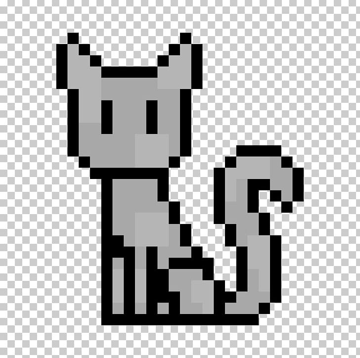 Cat Kitten Pixel Art PNG, Clipart, Animals, Art, Black And White ...