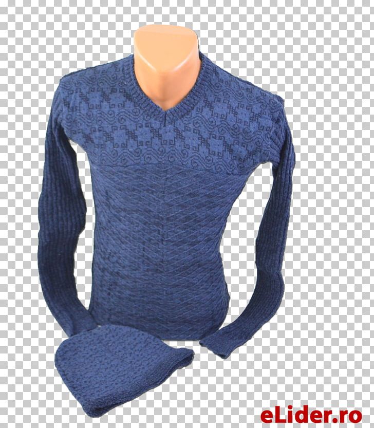 Sleeve Sweater Neck Wool PNG, Clipart, Blue, Electric Blue, Fes, Neck, Others Free PNG Download