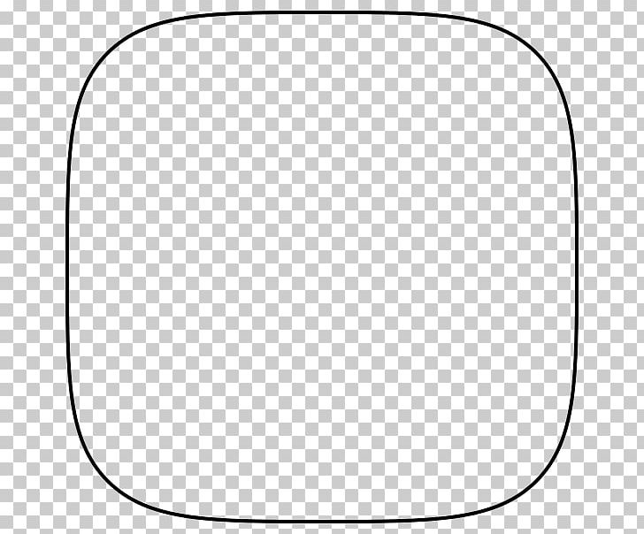 Squircle Square Circle Superellipse Shape PNG, Clipart, Angle, Area, Auto Part, Black, Black And White Free PNG Download
